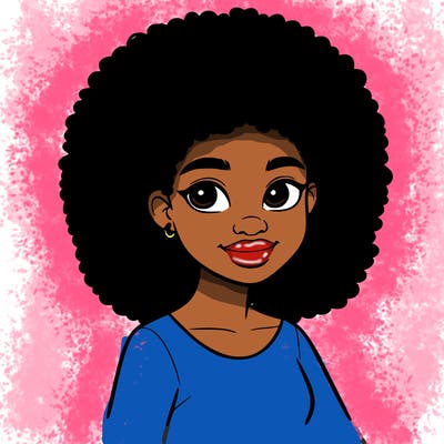 realistic black girl