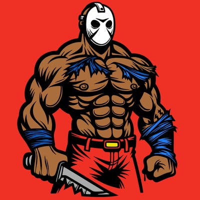 jason voorhees with abs
