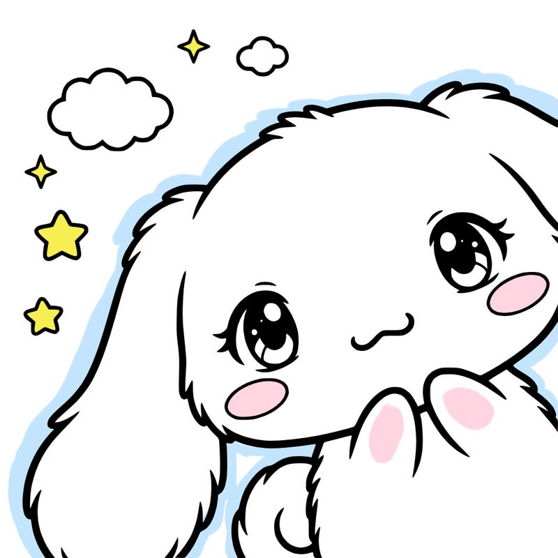 anime cinnamoroll cute fluffy