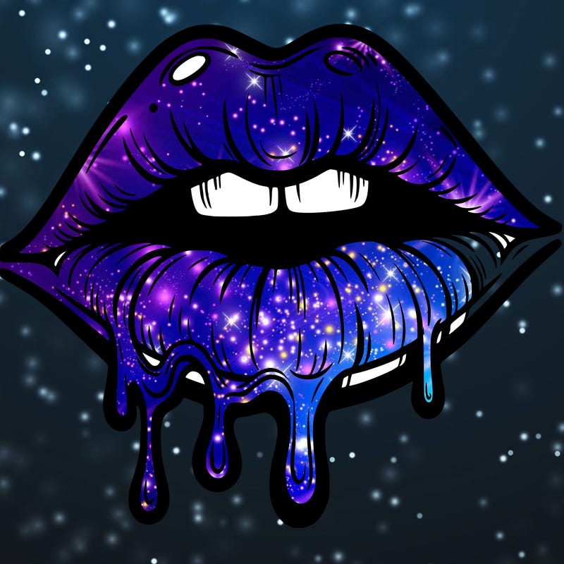 lips that look realistic and drip