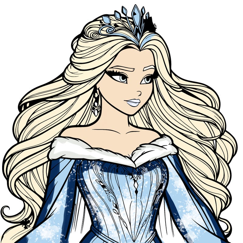 realistic ice queen
