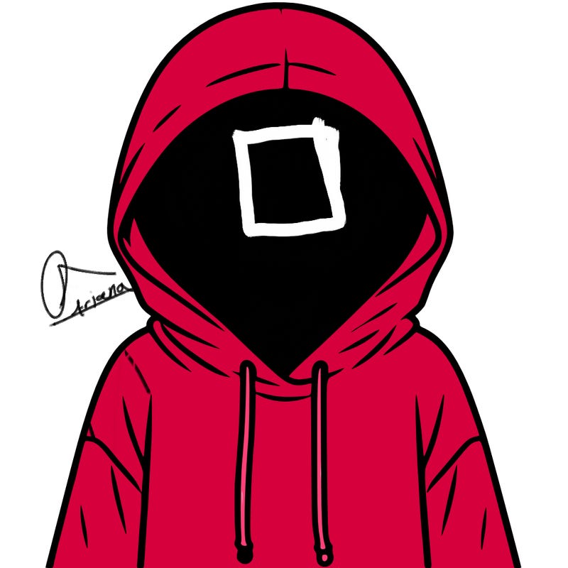 faceless girl in hoodie