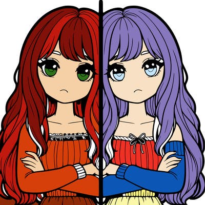 realistic girls split