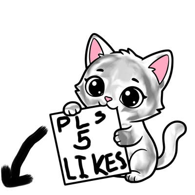 a small cat with a blank sheet of paper in its hand. the cat is sooooooo cute!