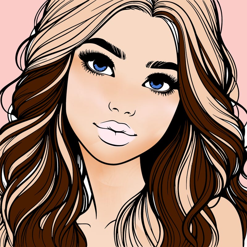 beautiful realistic girl