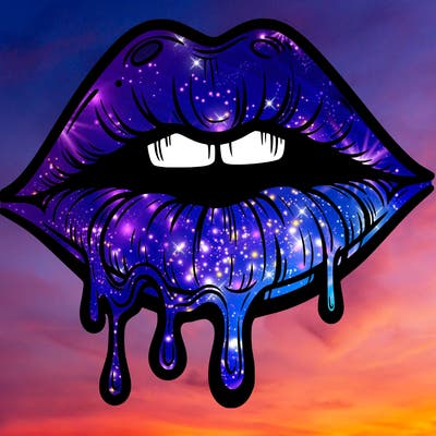 lips that look realistic and drip