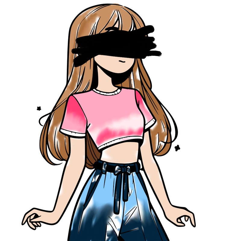 girl in a cute crop top