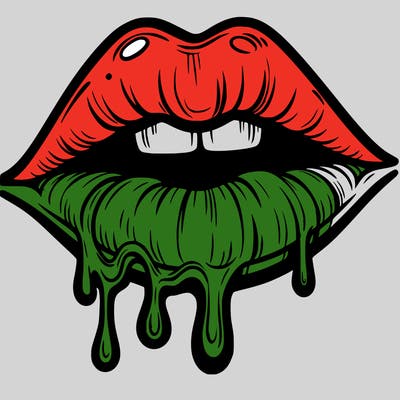 lips that look realistic and drip