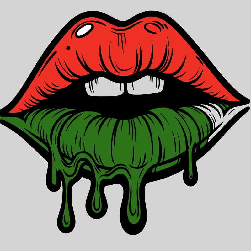 lips that look realistic and drip