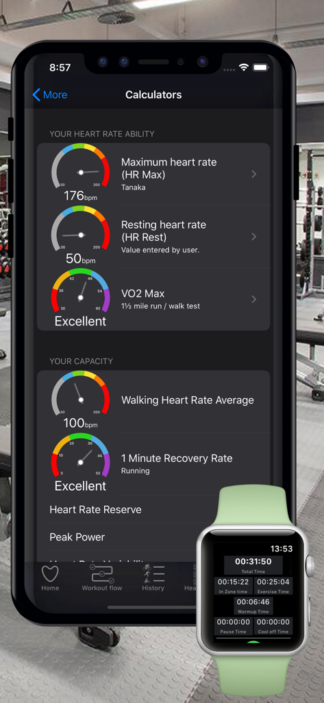 Heart rate and performance analytics on iPhone and Apple Watch
