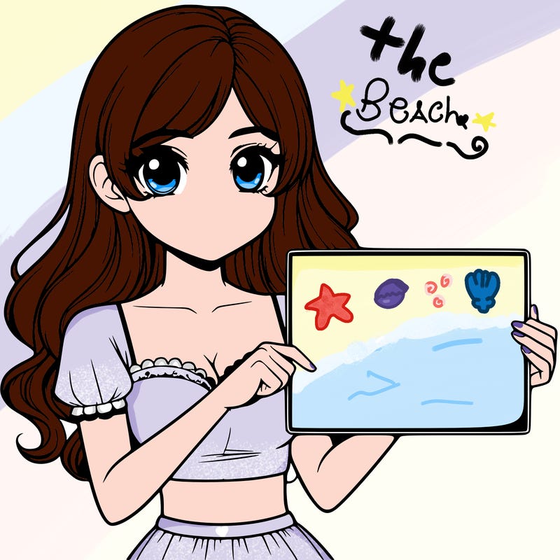 realistic pretty girl holding blank sign