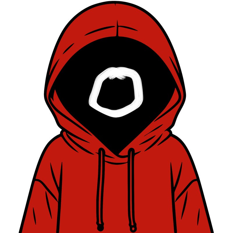 faceless girl in hoodie