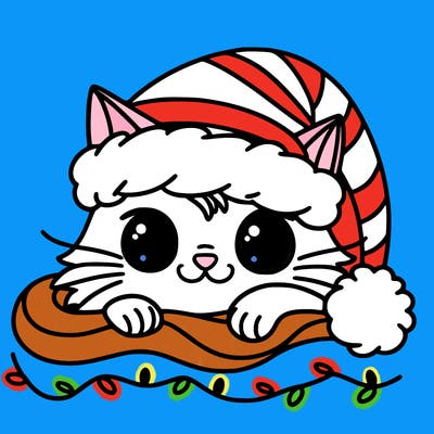 cat christmas