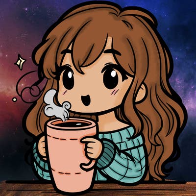 girl drinking from a mug