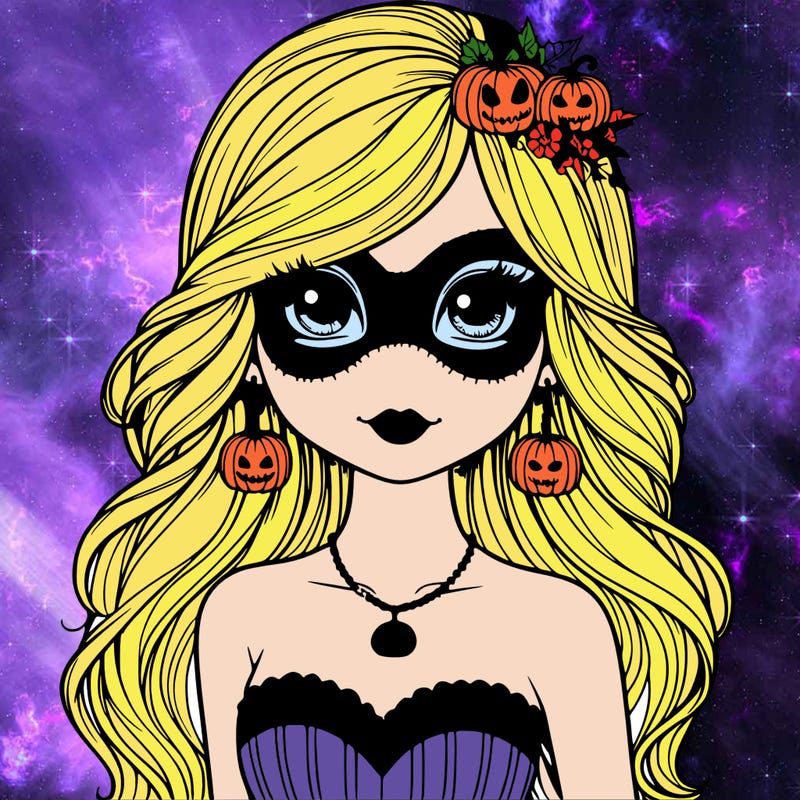 halloween  realistic girl