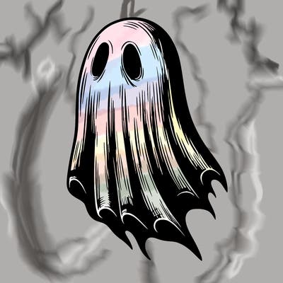 realistic creepy ghost