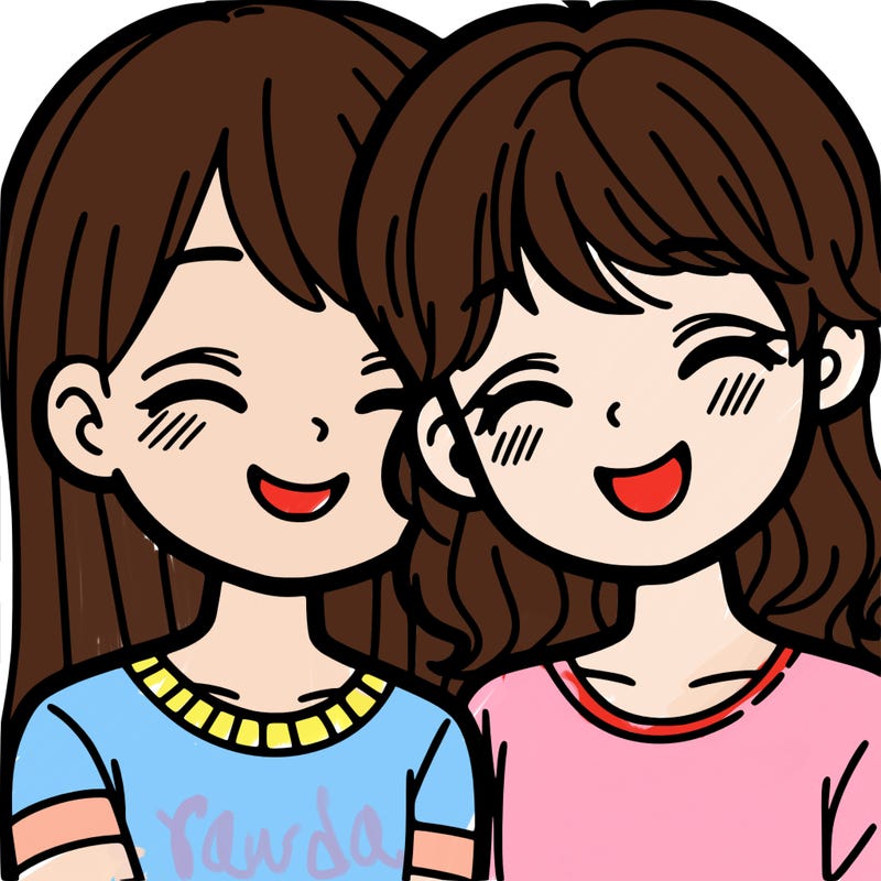 . two friends together