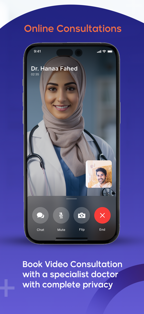 Hakeem - حكيم - Online video consultation with a doctor on the Hakeem medical app