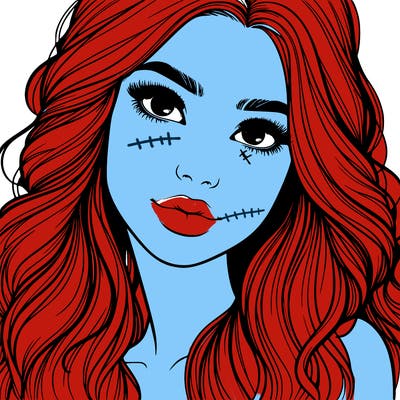 beautiful realistic girl