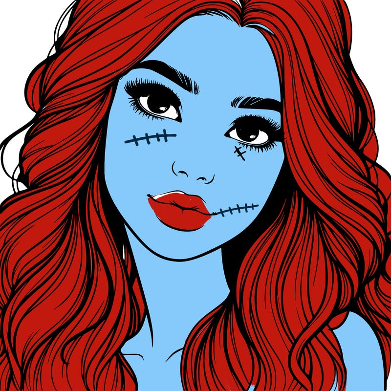 beautiful realistic girl