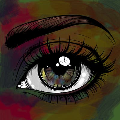 realistic eye