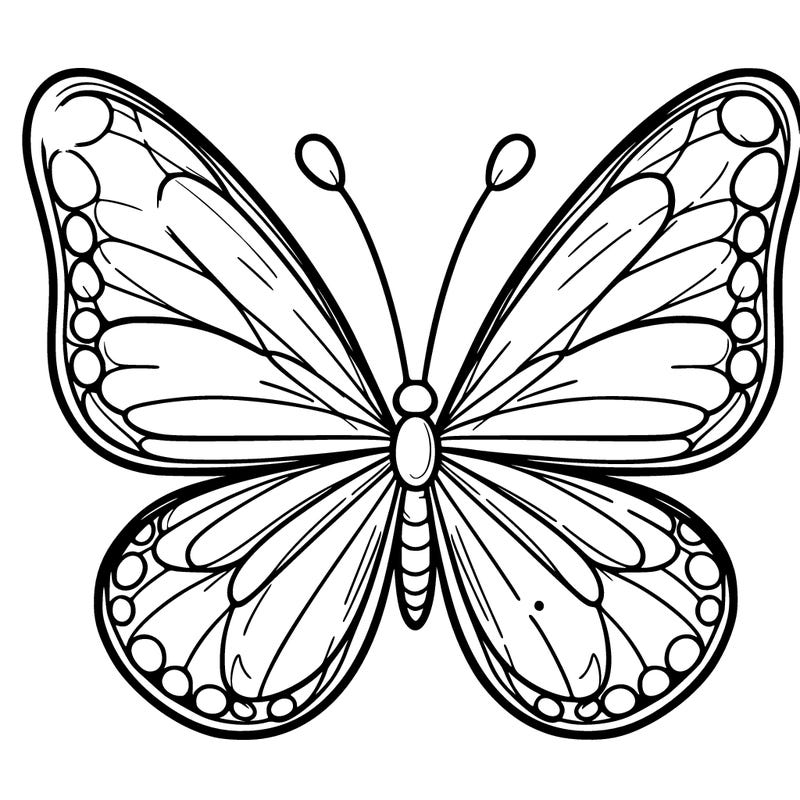 white background, a butterfly with transparent wings, pencil line drawing