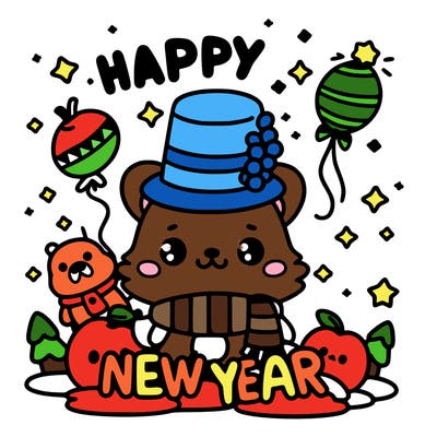 message : happy new year