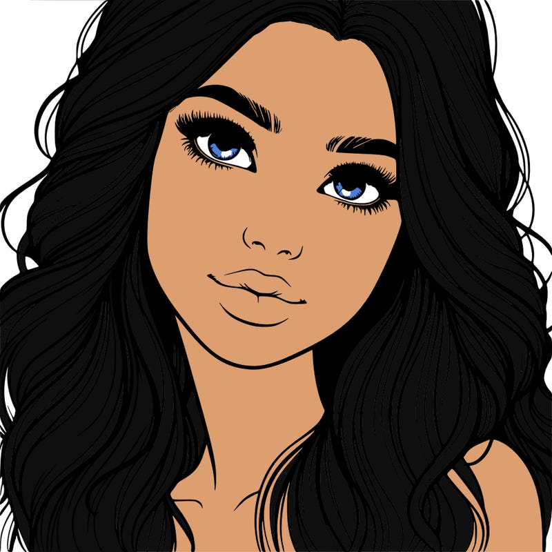 beautiful realistic girl