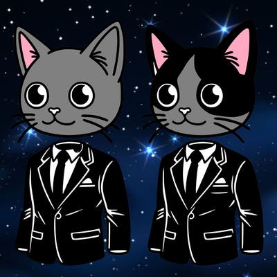 a tuxedo cat into a human