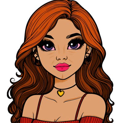 realistic pretty girl