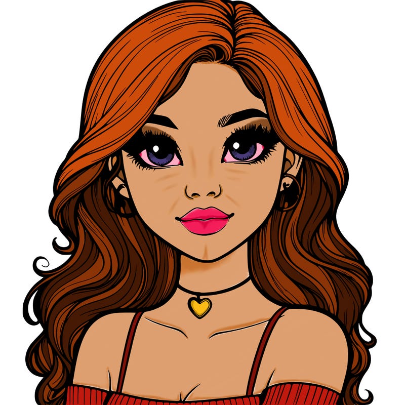 realistic pretty girl