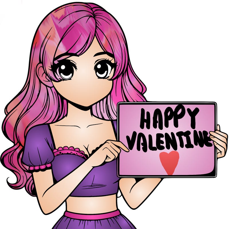 realistic pretty girl holding blank sign