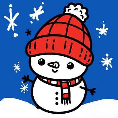 cute snowman