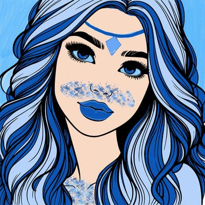 beautiful realistic girl