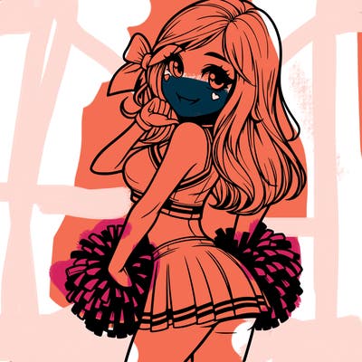 realistic cheerleader
