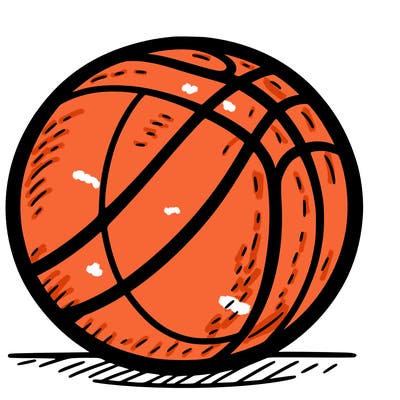 a picture of a basketball