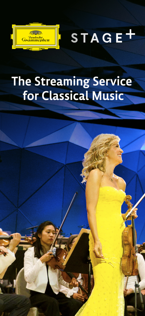 STAGE+ Stream Classical Music - STAGE plus classical music streaming service featuring a live orchestral performance
