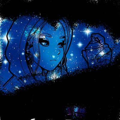 a realistic girl, spray painting