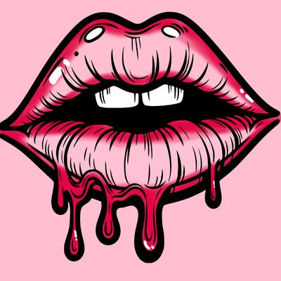 lips that look realistic and drip