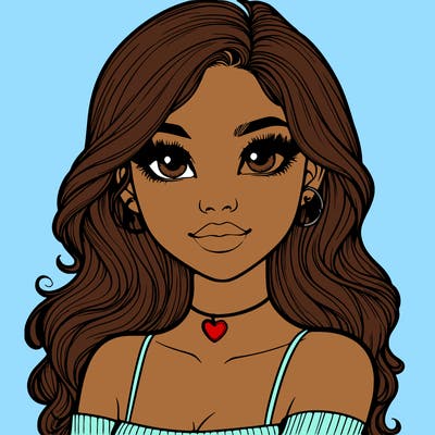 realistic pretty girl