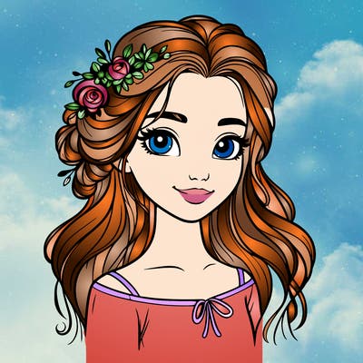 a very beautiful young girl