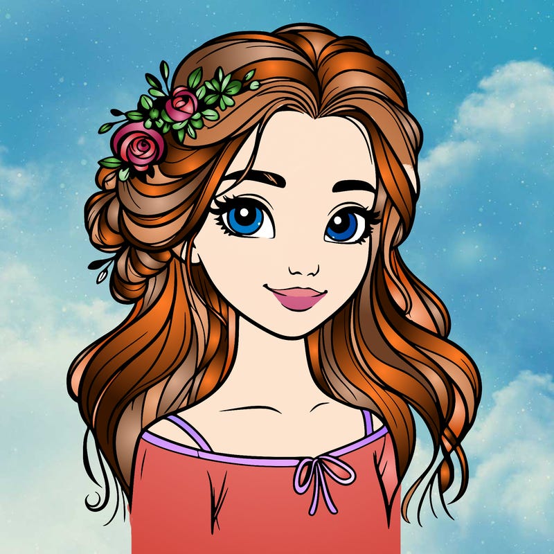 a very beautiful young girl