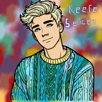 realistic guy with a beautiful jumper