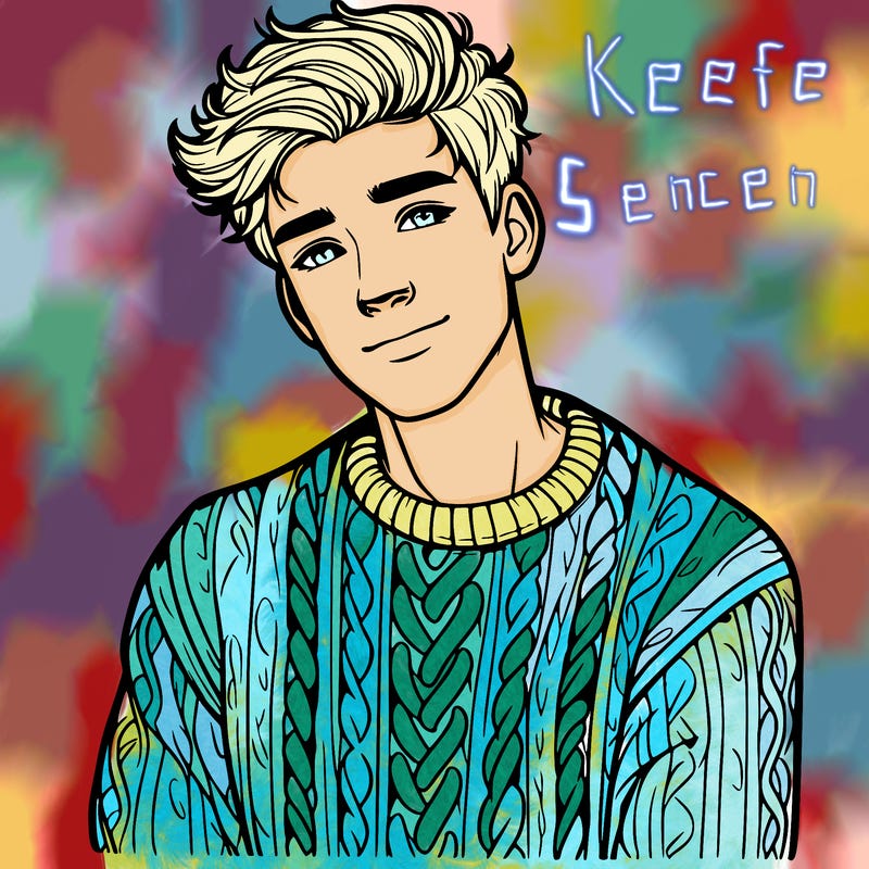 realistic guy with a beautiful jumper