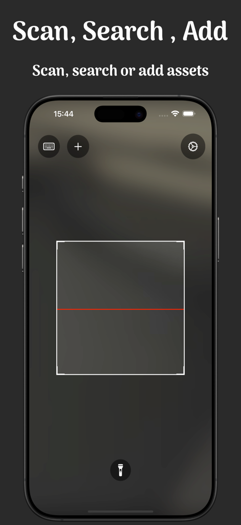 Snipe-Scan - Snipe-Scan mobile app barcode scanner interface for IT asset management
