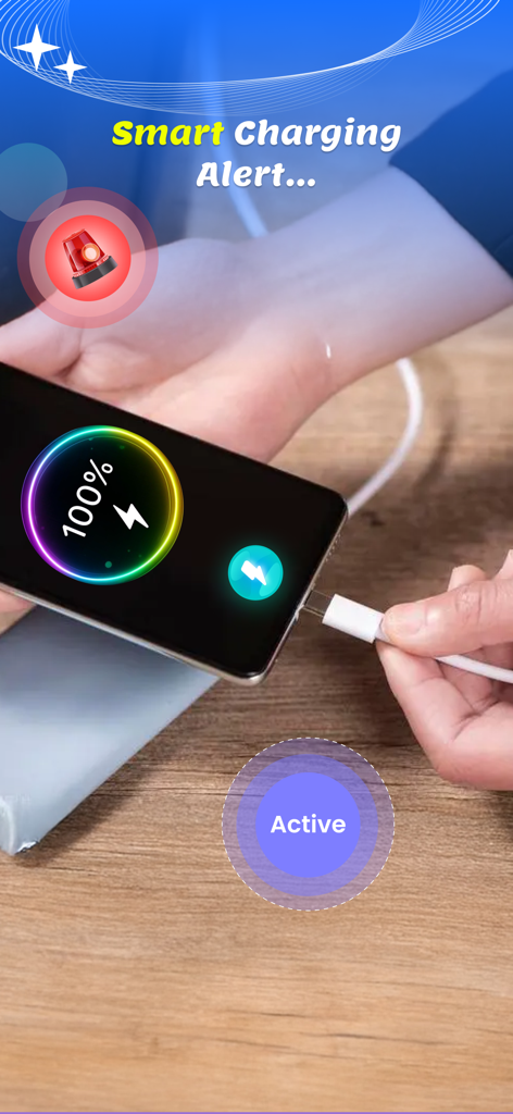 Anti theft : Don't touch phone - Smartphone charging security alert feature for anti theft protection