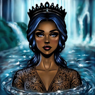 realistic beautiful queen