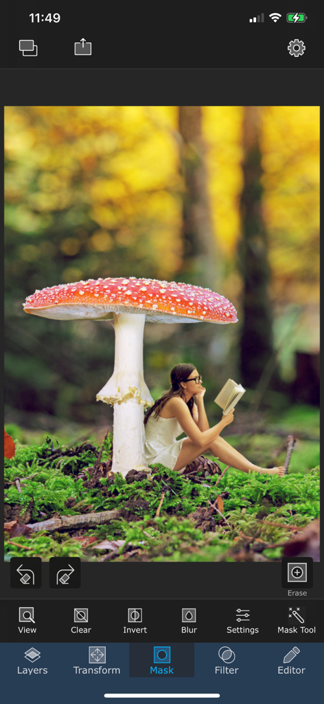 Superimpose - Surreal photo editing with masking tools in the Superimpose app.