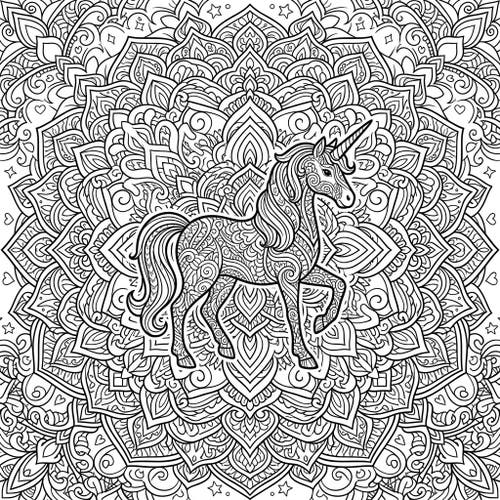 Unicorn Mandalas