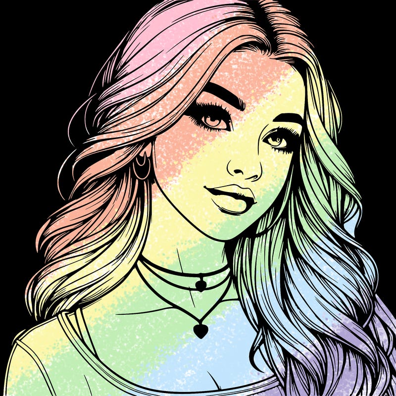 detailed realistic girl